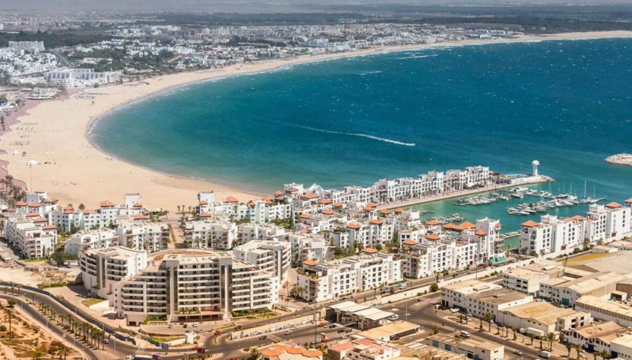 New Sea Front Apartment 95Sqm With Unlimited Wi-Fi Agadir Zewnętrze zdjęcie